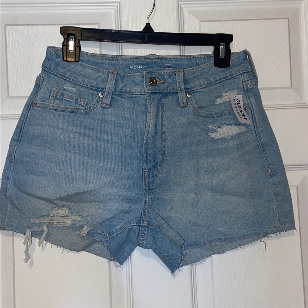 NWT Old Navy curvy high waisted Og denim short